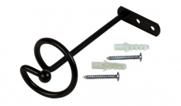 Подхват спираль из черной ковки