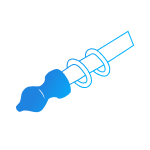 Круглые настенные карнизы 28мм